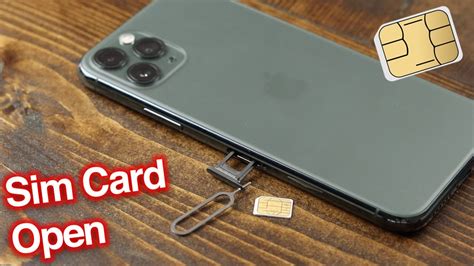 iphone 11 open sim card slot|iPhone 11 HOW TO: Insert / Remove a SIM Card [Easy Method].